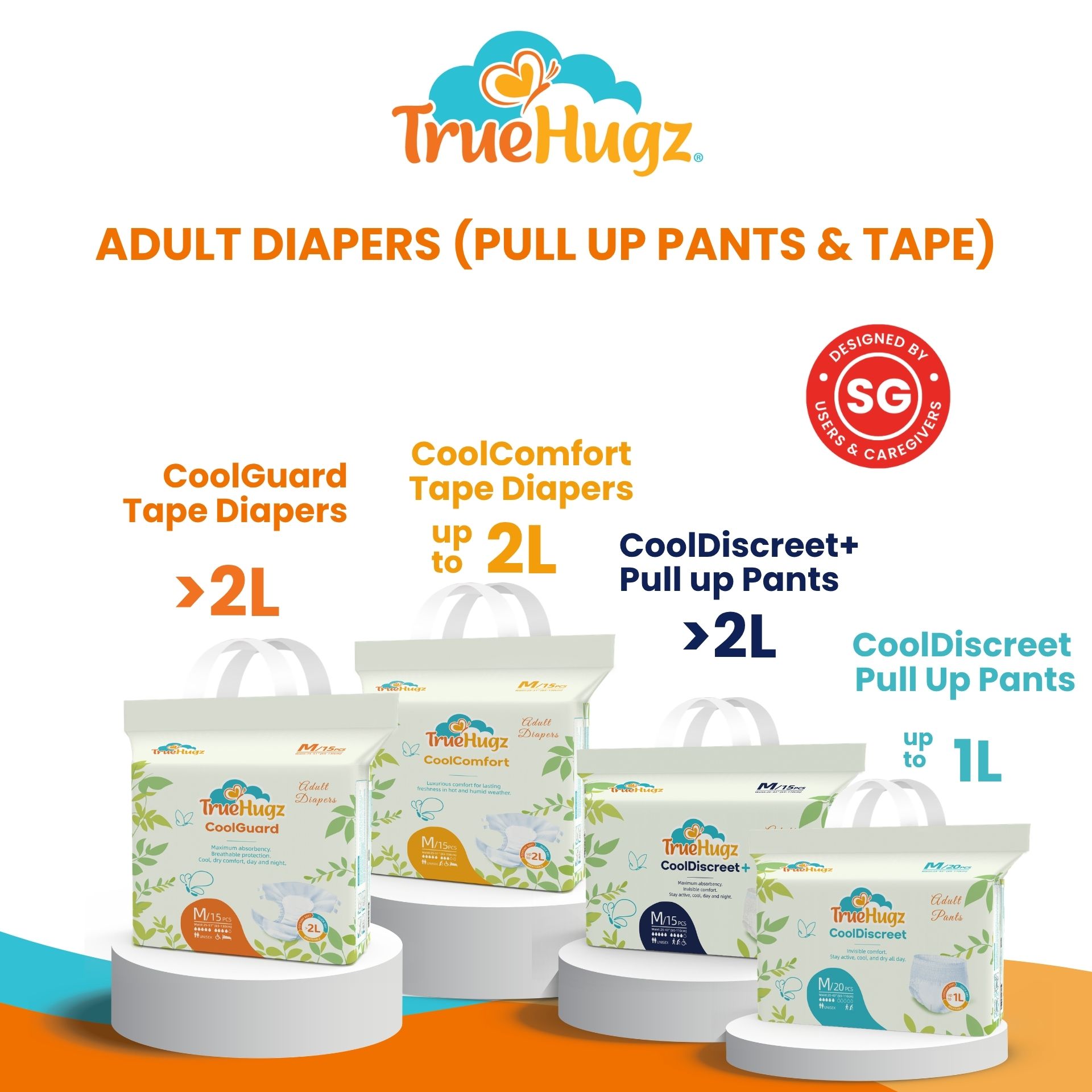 TrueHugz full line product catalog