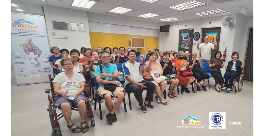 Bringing Comfort, Confidence & Care to Tampines: TrueHugz Shares at Lions Befrienders Active Ageing Centre